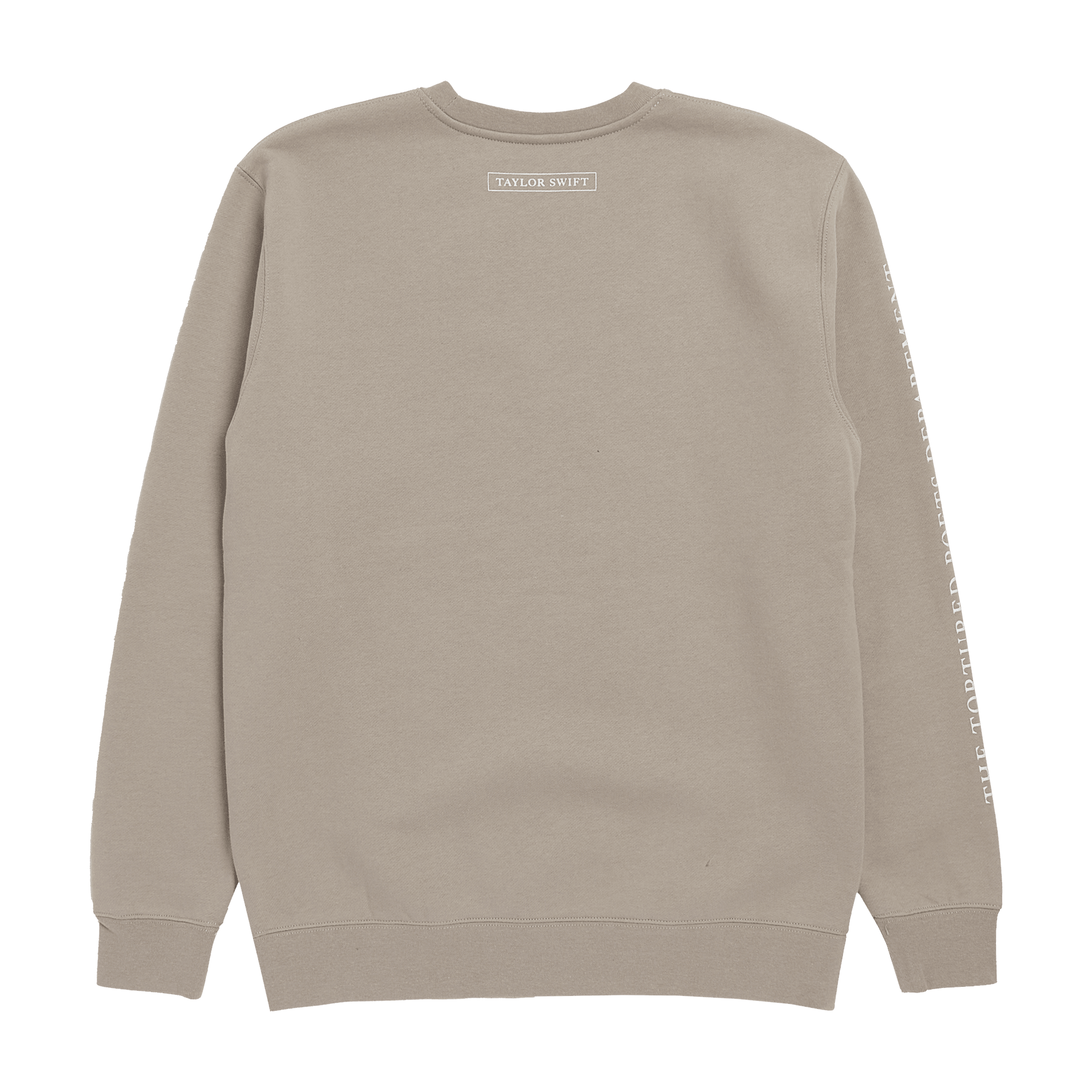 Taylor Swift Merch Sweatshirt The Tortured Poets Department Beige Taylor Swift Tour Merch
