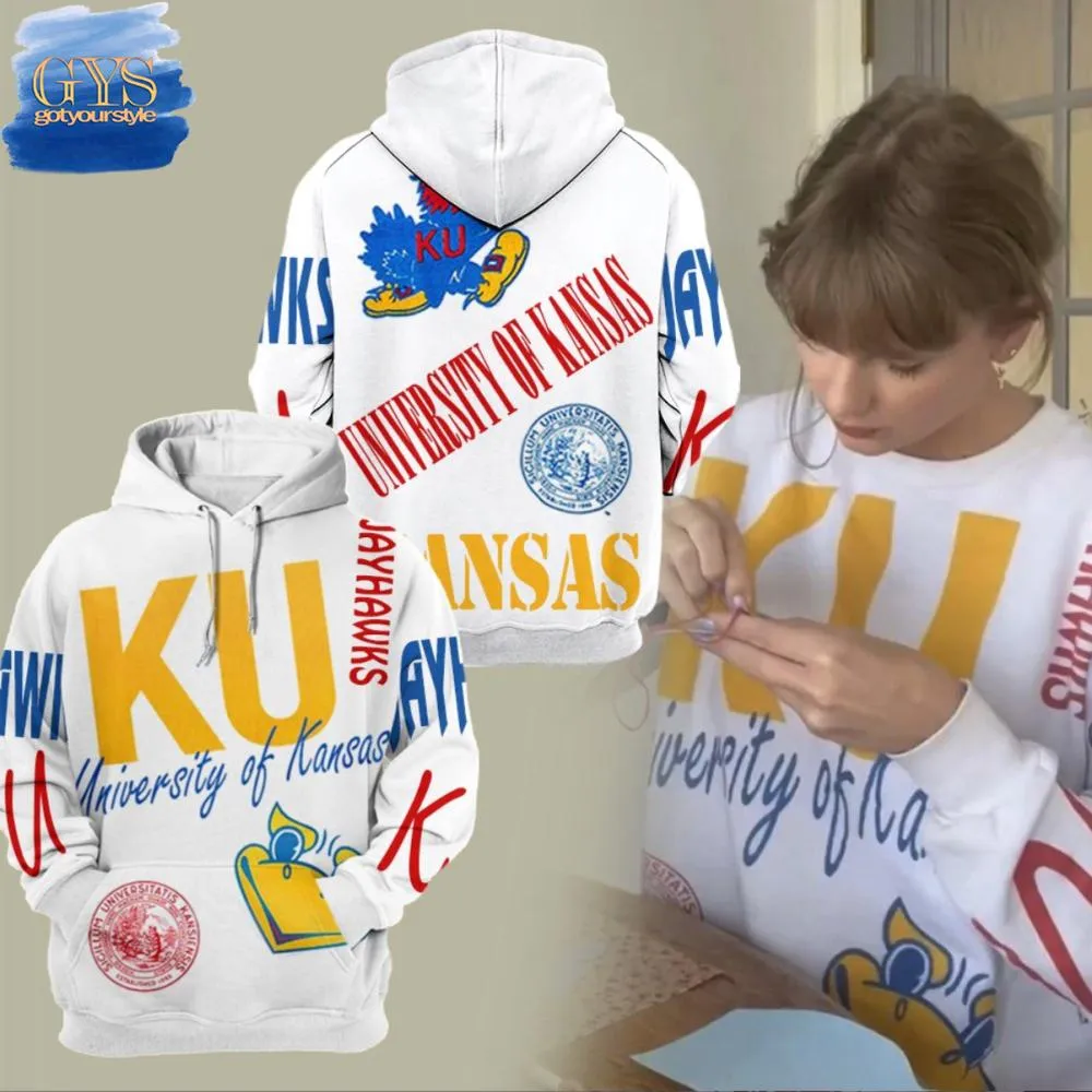 Taylor Swift University Of Kansas Jayhawks Limited Edition Hoodie