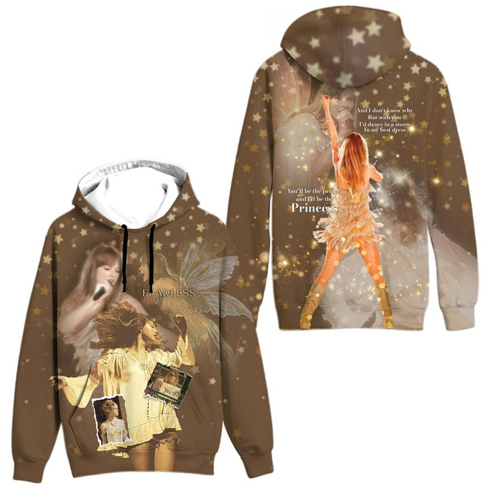 Taylor Swift YouÃ¢â‚¬â„¢re My Prince I Am A Princess Hoodie Swifties Hoodie Gifts For Taylor Fan