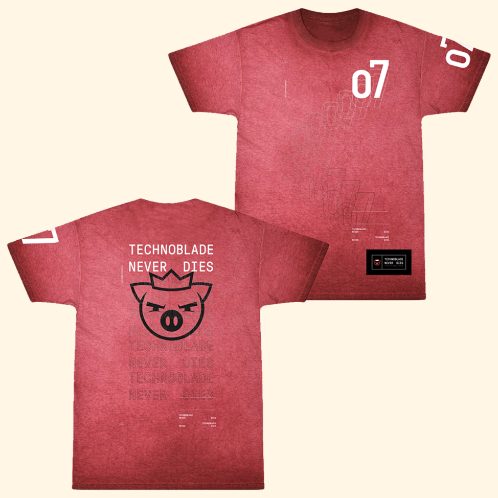 TB Salute T-Shirt Technoblade Merch Best Fathers Day Gifts For Husband Gifts For Brother