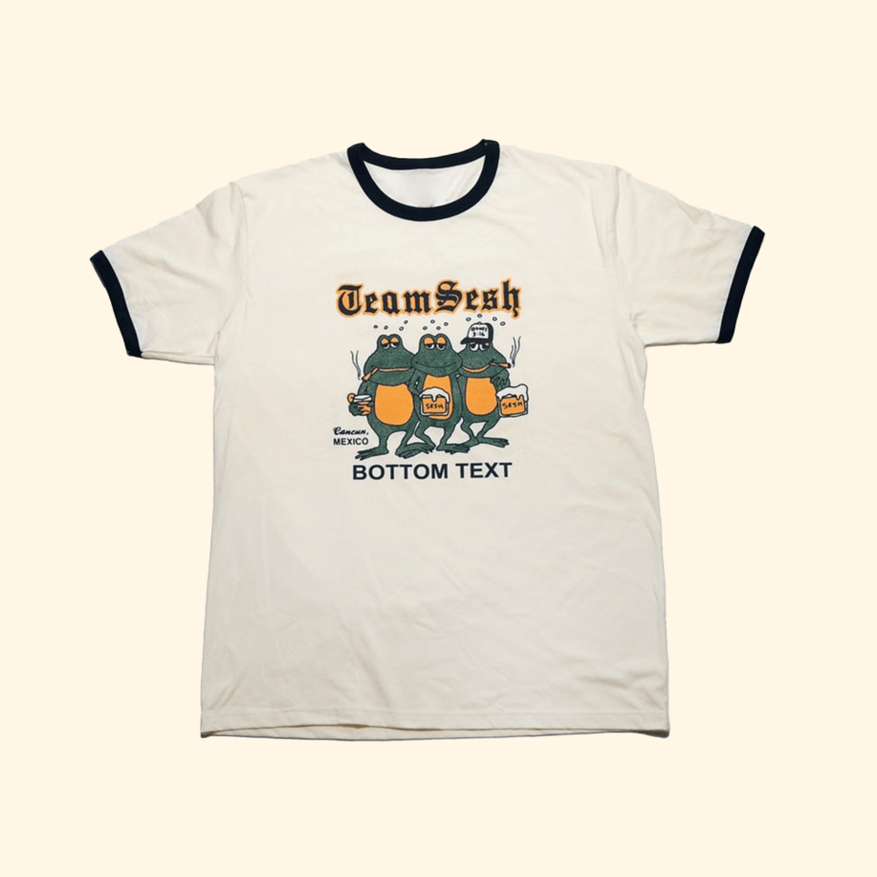 TeamSESH Mexico Bottom Text Frog T-Shirt Team Sesh Merch Mothers Day Birthday Gift Ideas