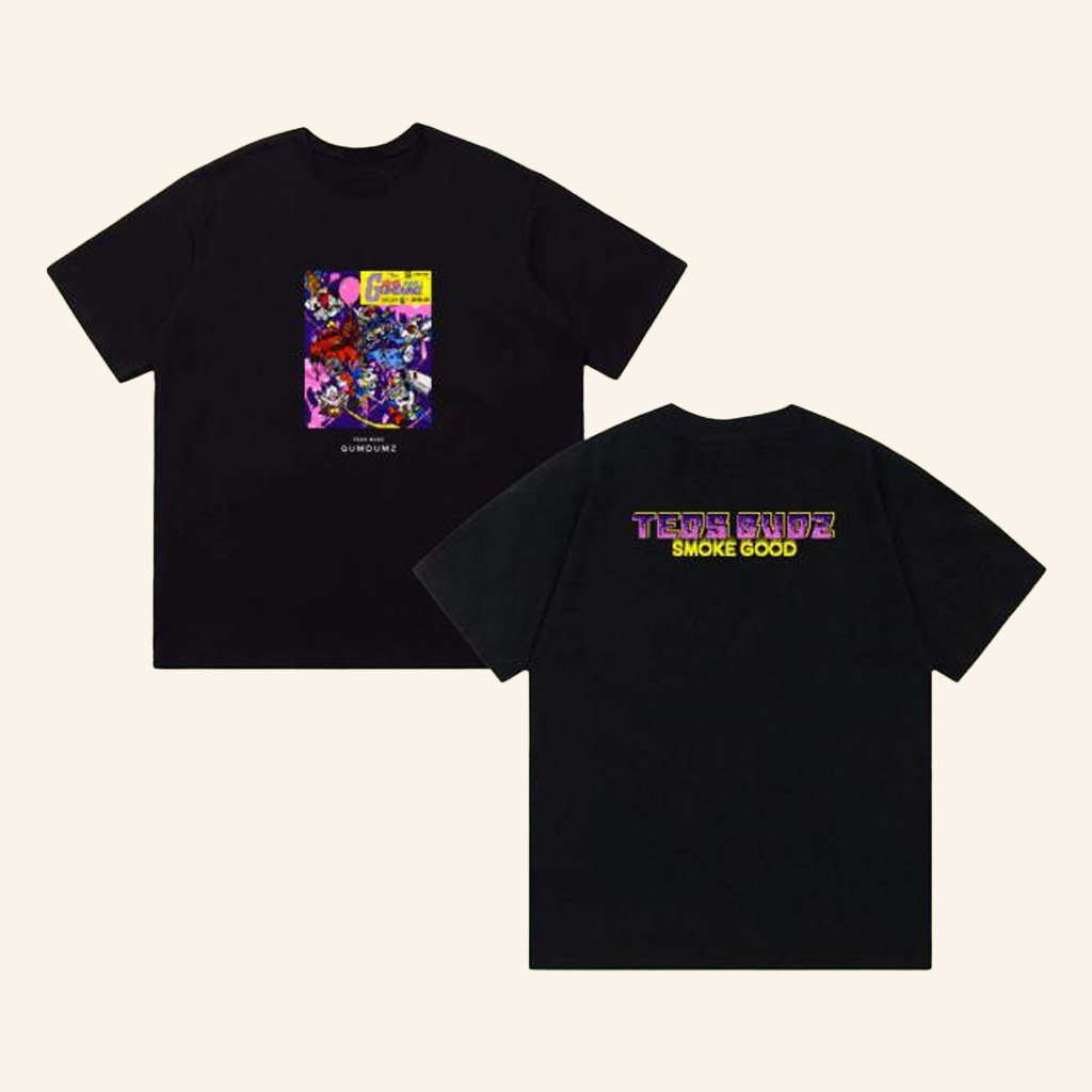 Teds Budz Goods Merch Gumdumz Pixel T-Shirt Best Gifts For Boyfriend