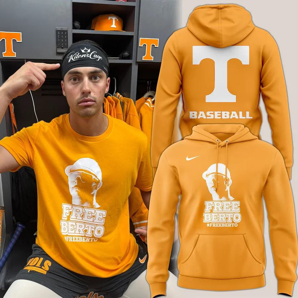 Tennessee Baseball FreeBerto  Edition Hoodie Great Gifts For Basketball Fans
