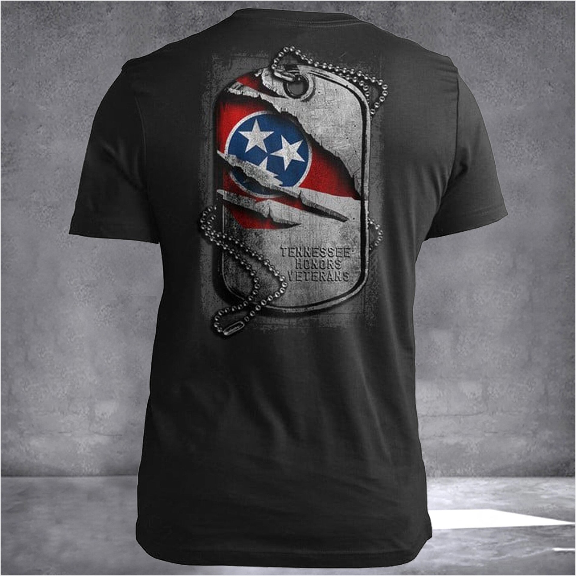 Tennessee Honors Veterans Tennessee T-Shirt Mens Patriotic Apparel Gifts For Veterans Dad