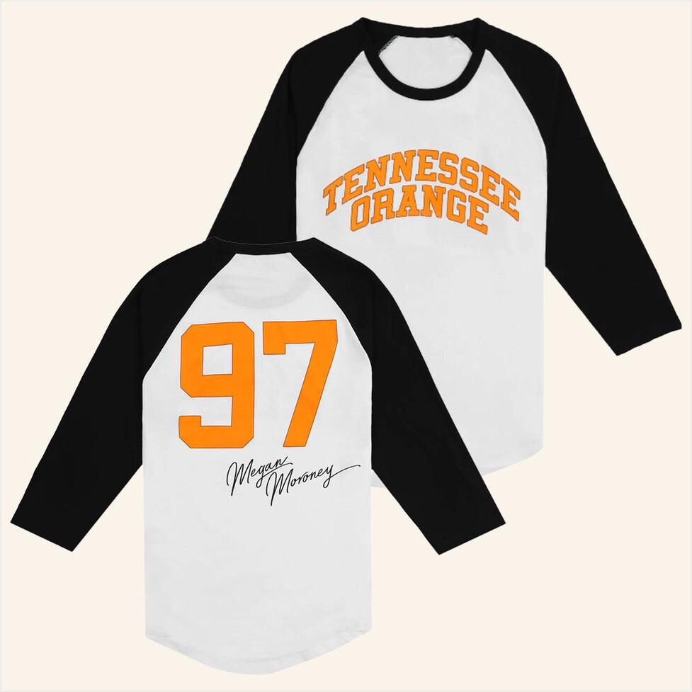 Tennessee Orange Raglan T-Shirt Megan Moroney Merch Birthday Gifts For Best Friend
