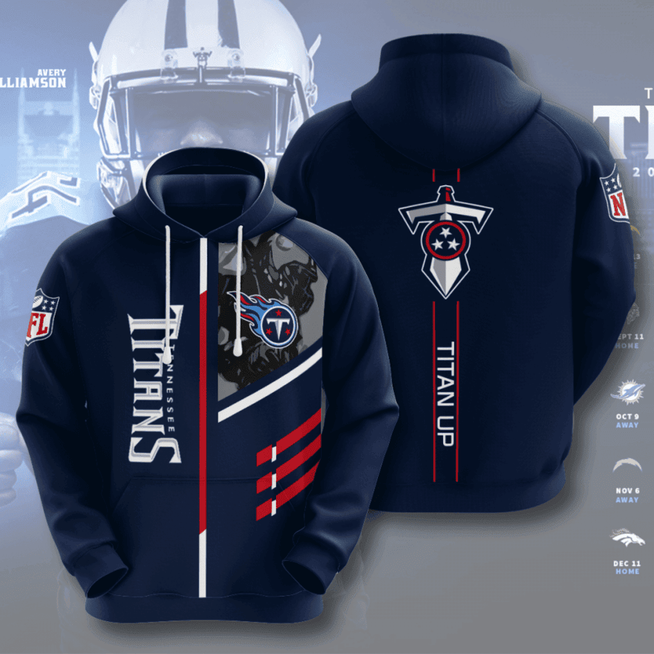 Tennessee Titans American Football Hoodie  Zip Hoodie