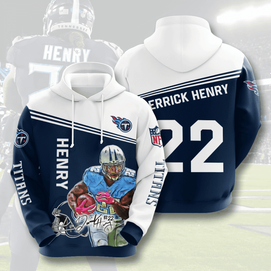 TENNESSEE TITANS Derrick Henry Hoodie  Zip Hoodie Version 439