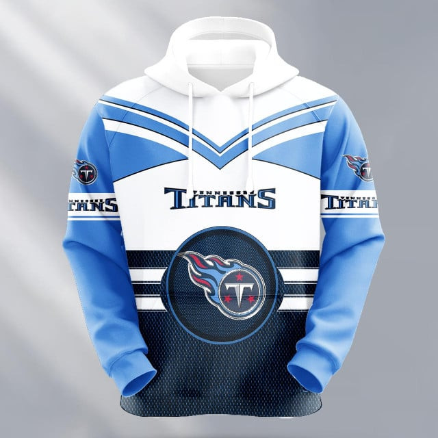 Tennessee Titans Logo NFL 3D Hoodie Version 201