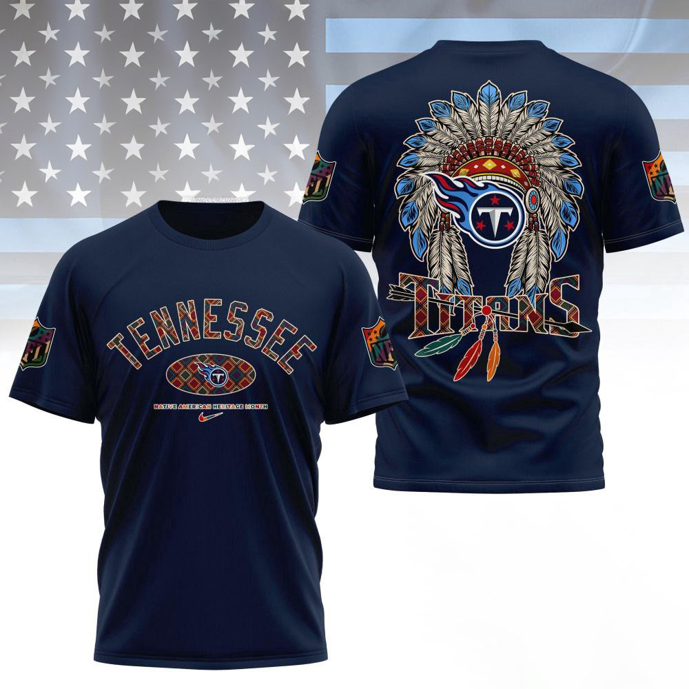 Tennessee Titans Native American Heritage Month 3d Shirt Best Football Gifts