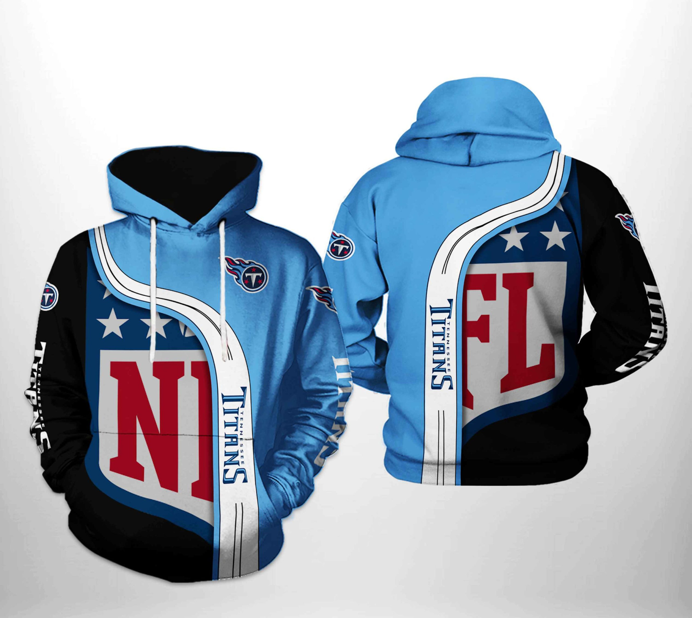 Tennessee Titans NFL Team Hoodie  Zip Hoodie Version 399