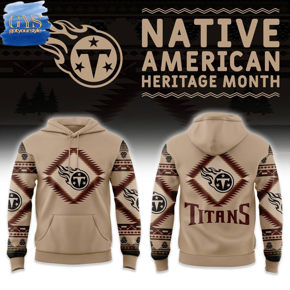 Tennessee Titans NFL x National Native American Heritage Month Limited Edition Hoodie