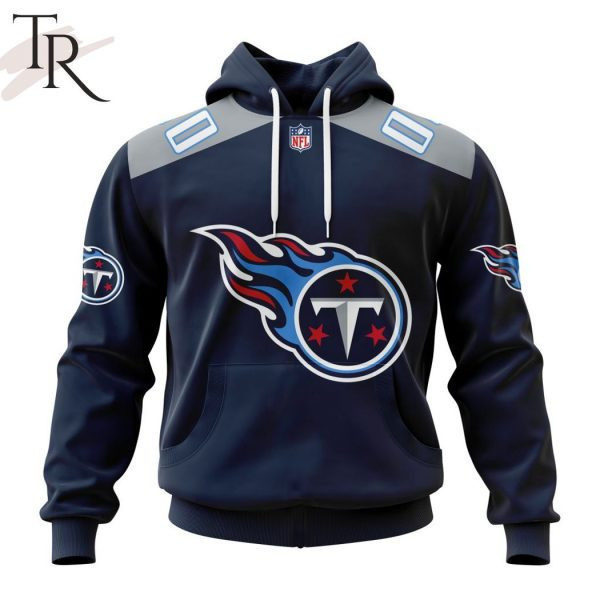 Tennessee Titans Personalized Name And Number NFL 3D Hoodie Version 90