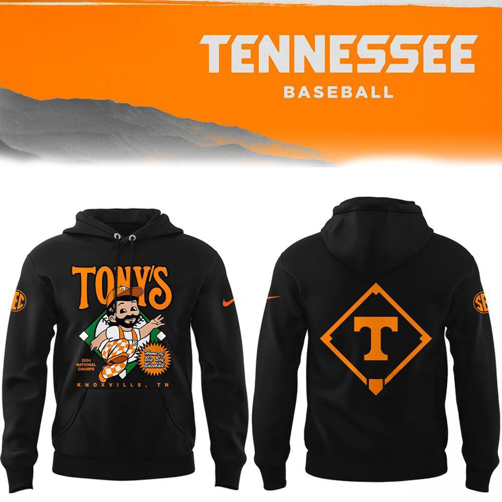 Tennessee Volunteers Baseball x TONYÃ¢â‚¬â„¢S Hoodie Gifts For The Basketball Enthusiast