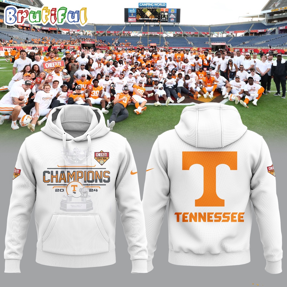 Tennessee Volunteers Football 2024 Citrus Bowl Champs Hoodie Shirt