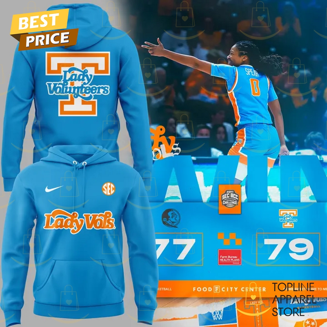 Tennessee Volunteers Lady Vols 2025 Blue Hoodie
