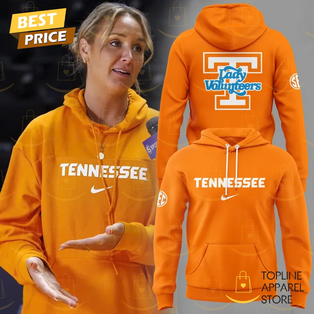 Tennessee Volunteers Lady Vols 2025 Design Orange Hoodie
