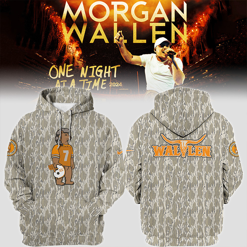 Tennessee x Morgan Wallen Camo Hoodie Gifts For Fans