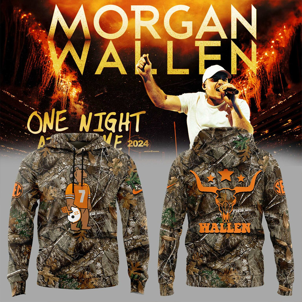Tennessee x Morgan Wallen Realtree Camo Hoodie Presents For Football Lovers