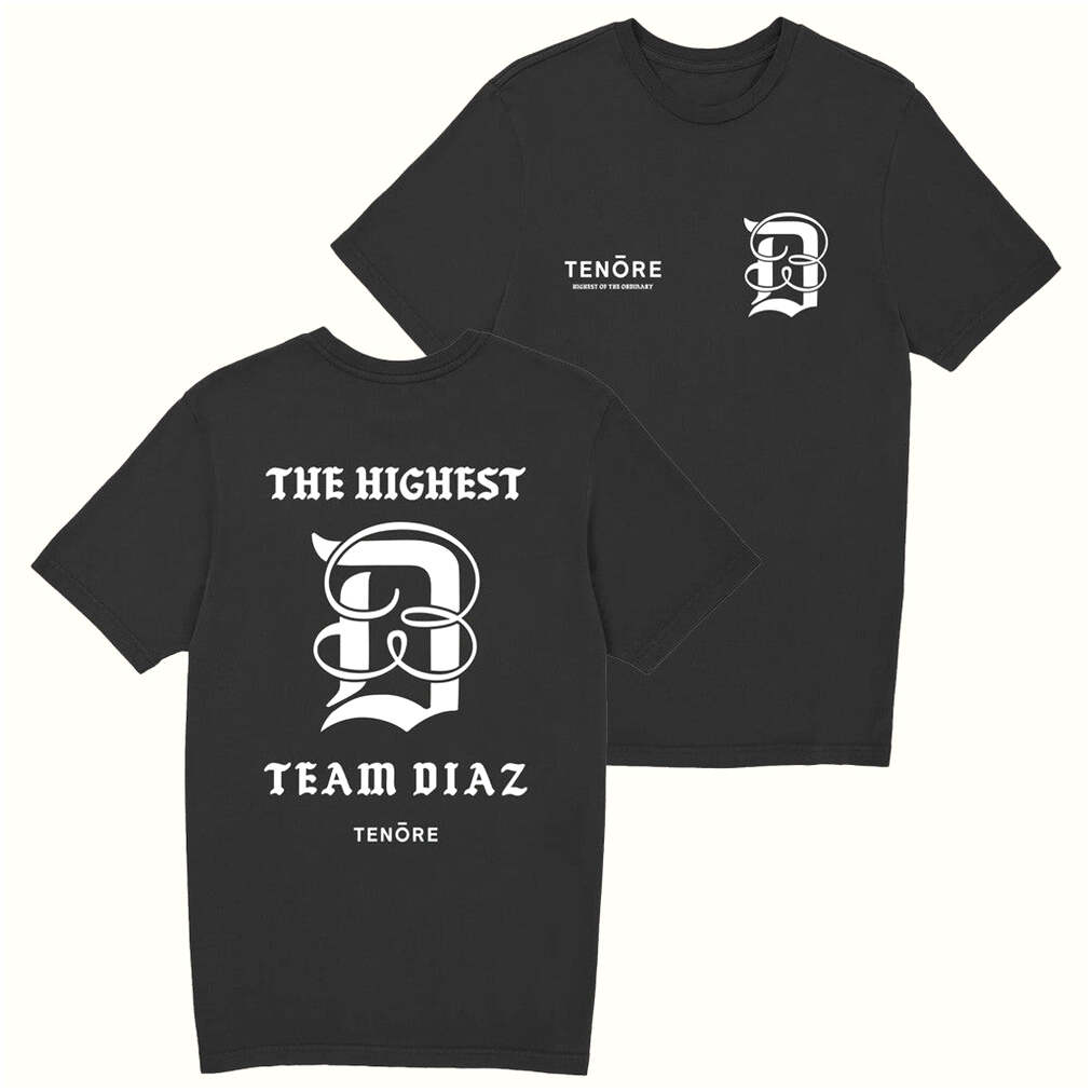 Tenore Merch TenÅre X Nate Diaz T-Shirt Gifts For Dudes Birthday Gifts For BFF