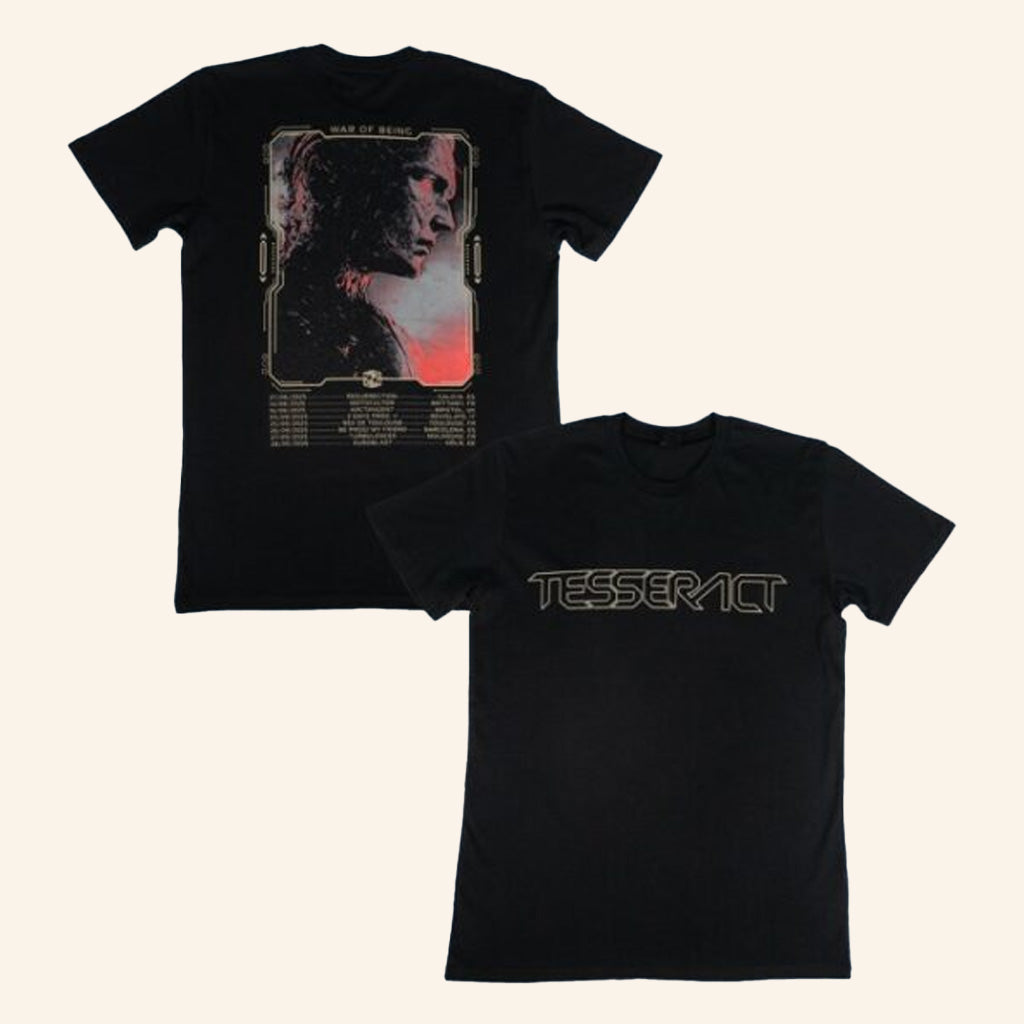 Tesseract Merch Summer Tour 2025 Black T-Shirt Gift Ideas For Husband