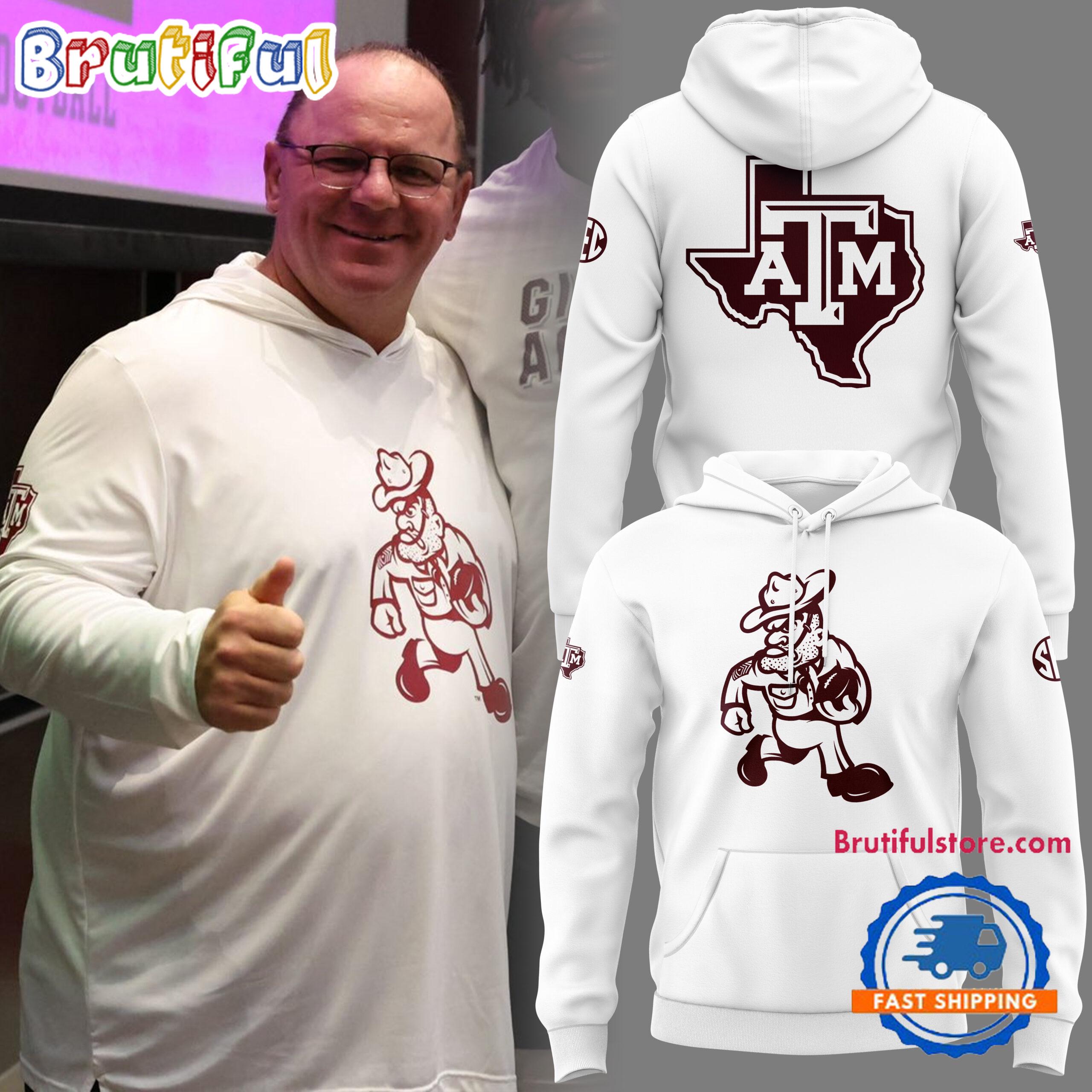 Texas AM Aggies Coach Mike Elko Limited Edition Hoodie