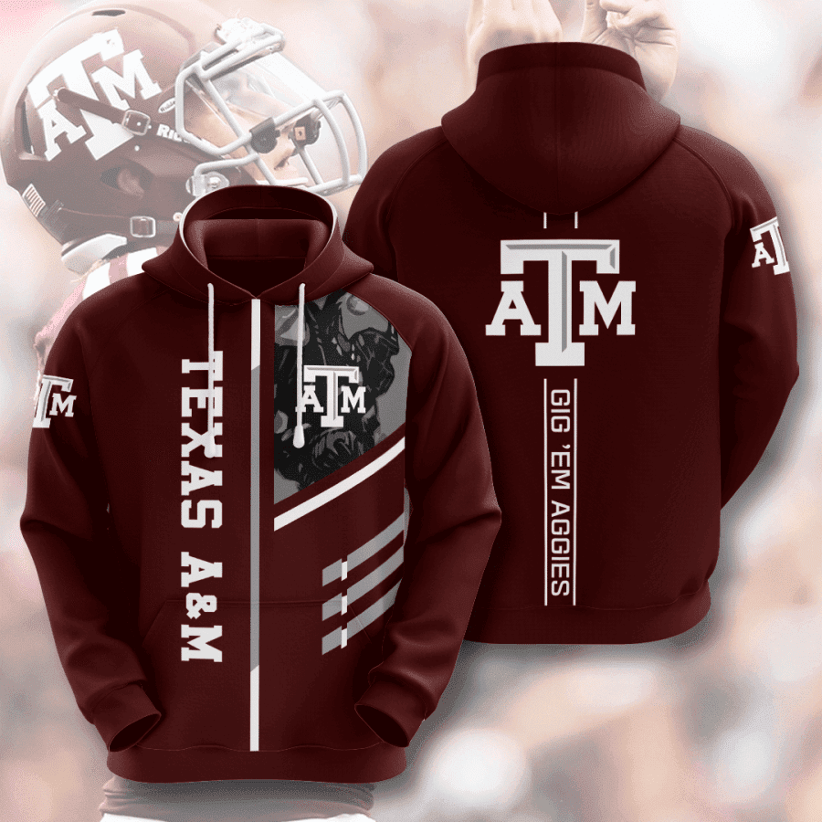 Texas AM Aggies Hoodie  Zip Hoodie Version 271