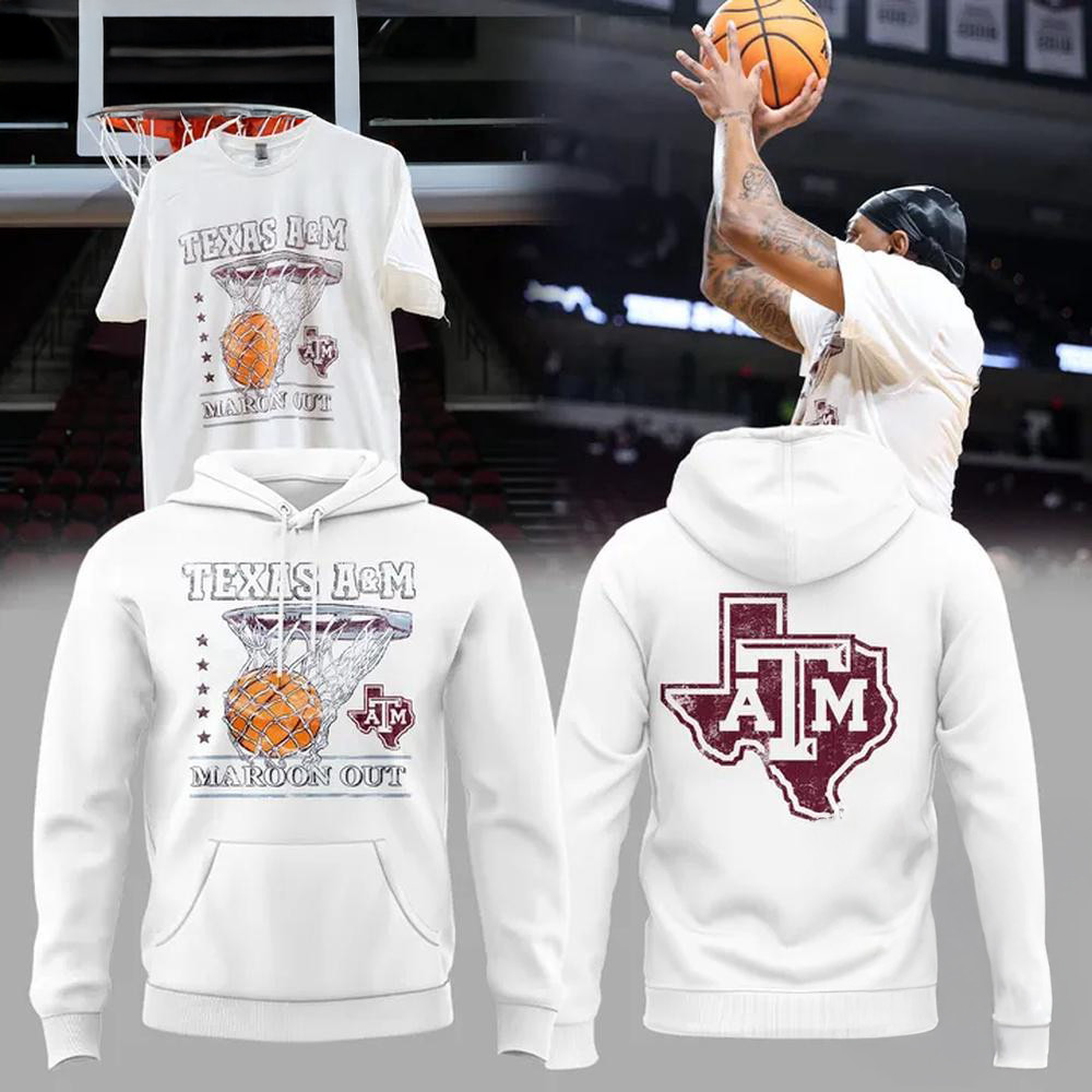 Texas AM Aggies NCAA Basketball Hoodie Presents For Basketball Fans