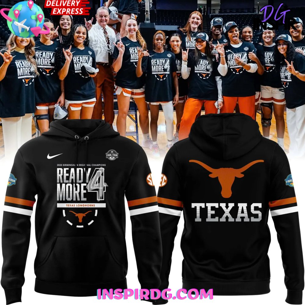 Texas Longhorns 2025 NCAA Final Four Regional Champions Locker Room Hoodie