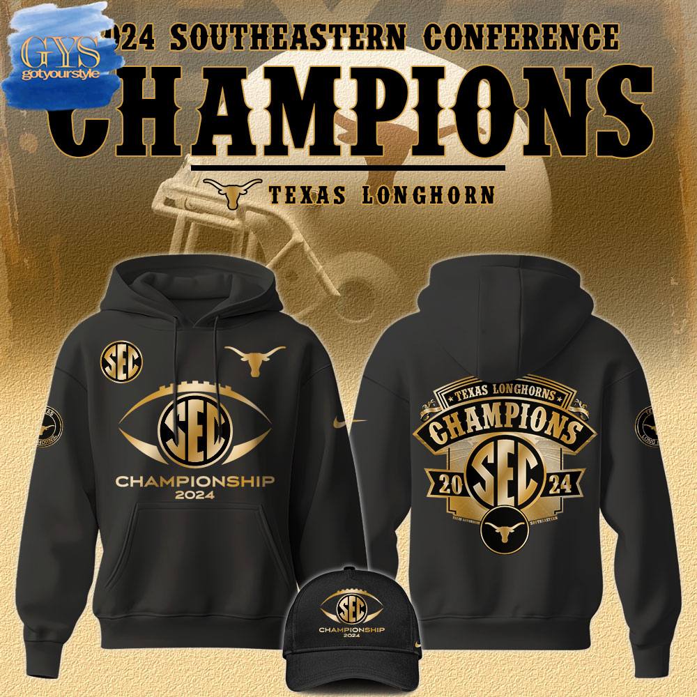 Texas Longhorns Champions Southeastern Conference 2024 Limited Edition Hoodie