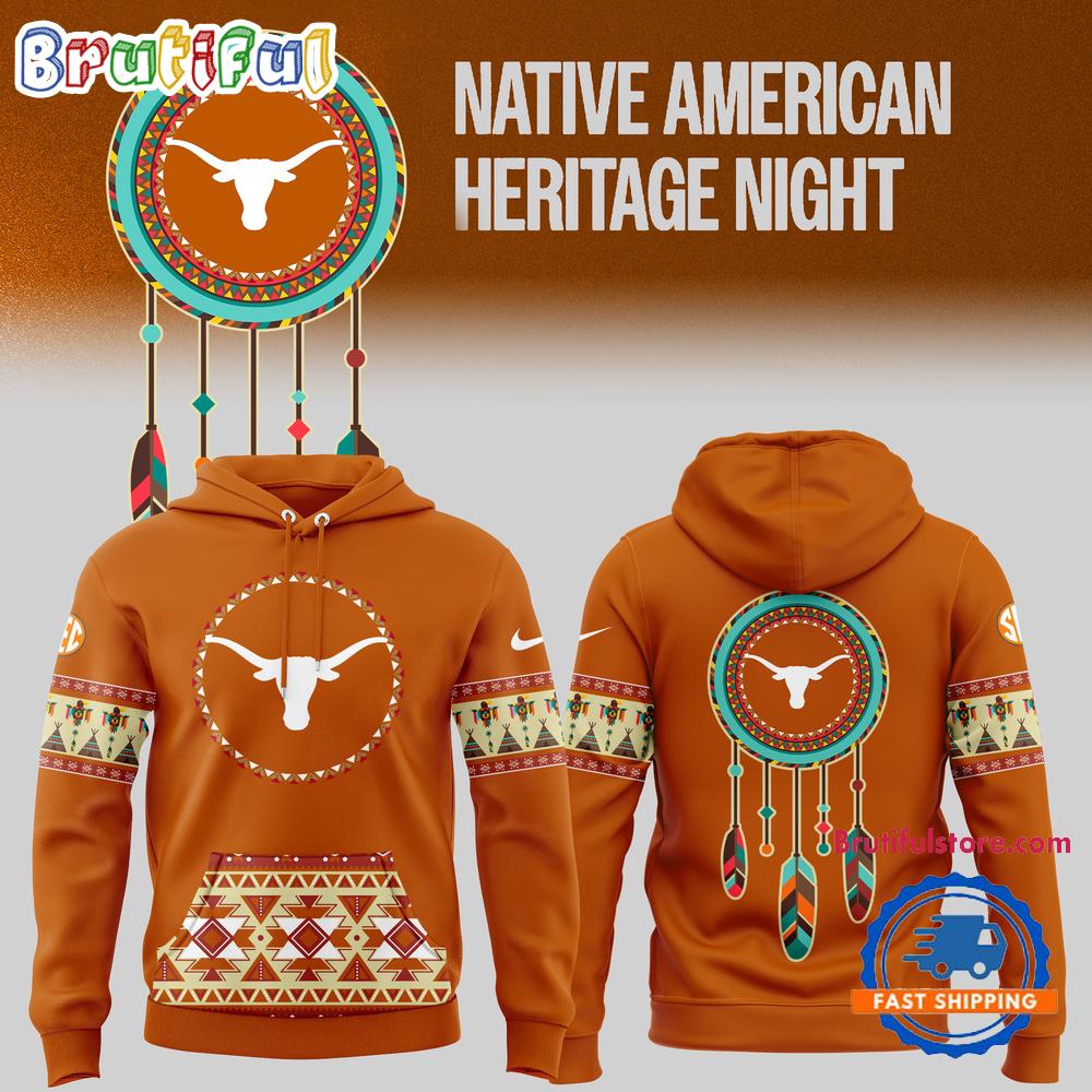 Texas Longhorns Football Native American Heritage Hoodie Shirt