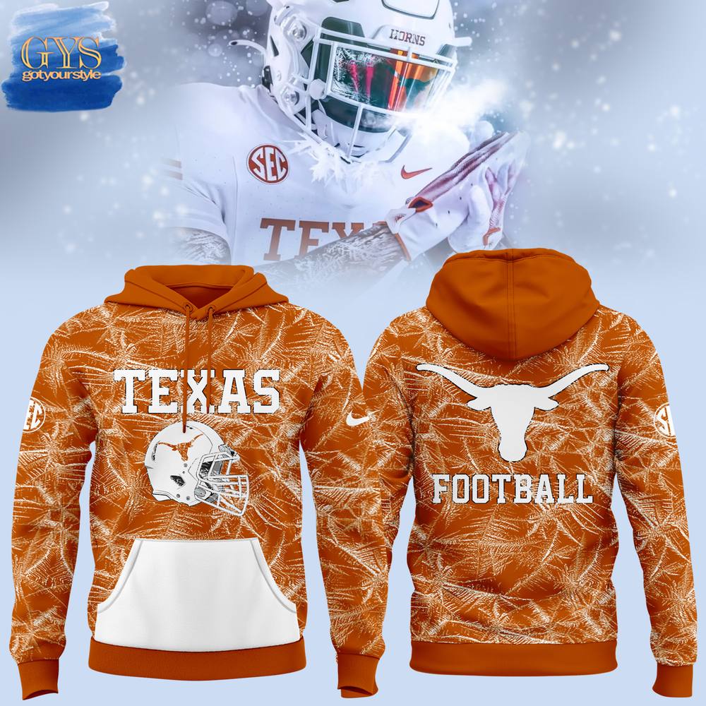 Texas Longhorns The Icy Limited Edition Orange Hoodie