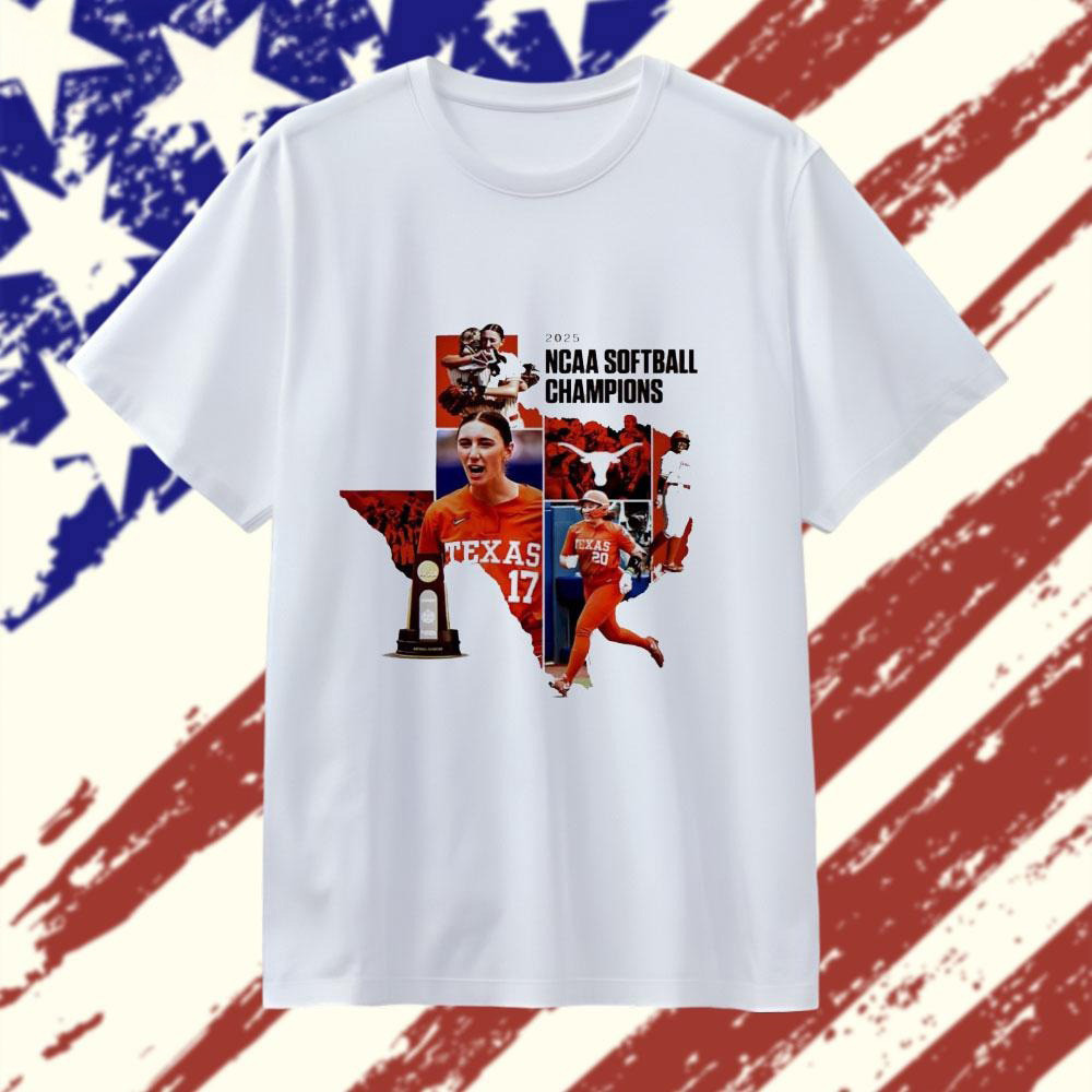 Texas Longhorns Womens Softball 2025 National Champions T-Shirt Texas Longhorns Merch Fan Gift