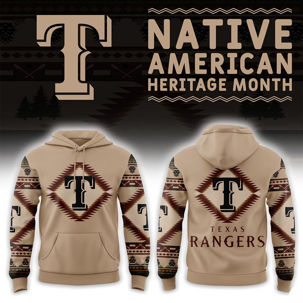Texas Rangers America Native Hoodie Presents For Baseball Lovers