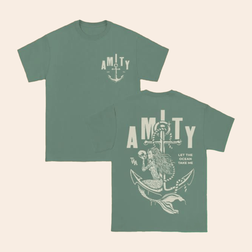 The Amity Affliction Ltotm Mermaid T-Shirt 24Hundred Merch Fathers Day Presents For Dad To Be