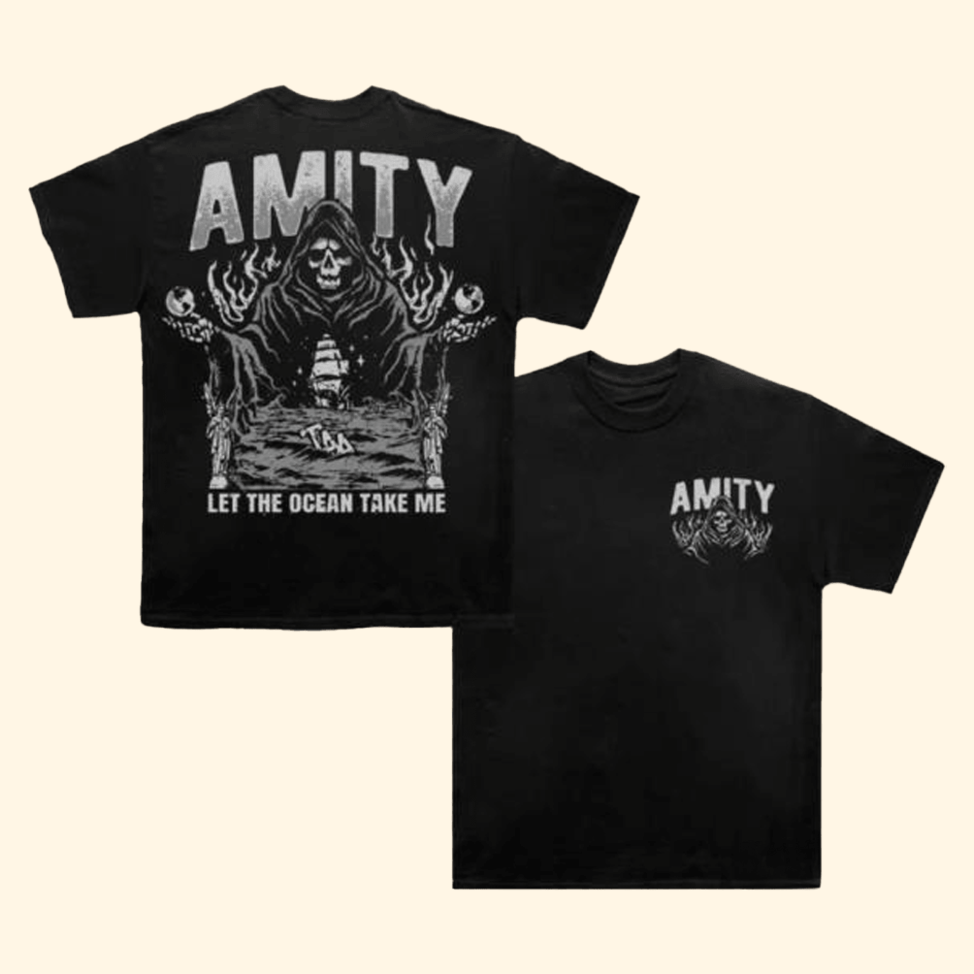 The Amity Affliction Ltotm Ocean T-Shirt 24Hundred Merch Good Fathers Day Birthday Gifts