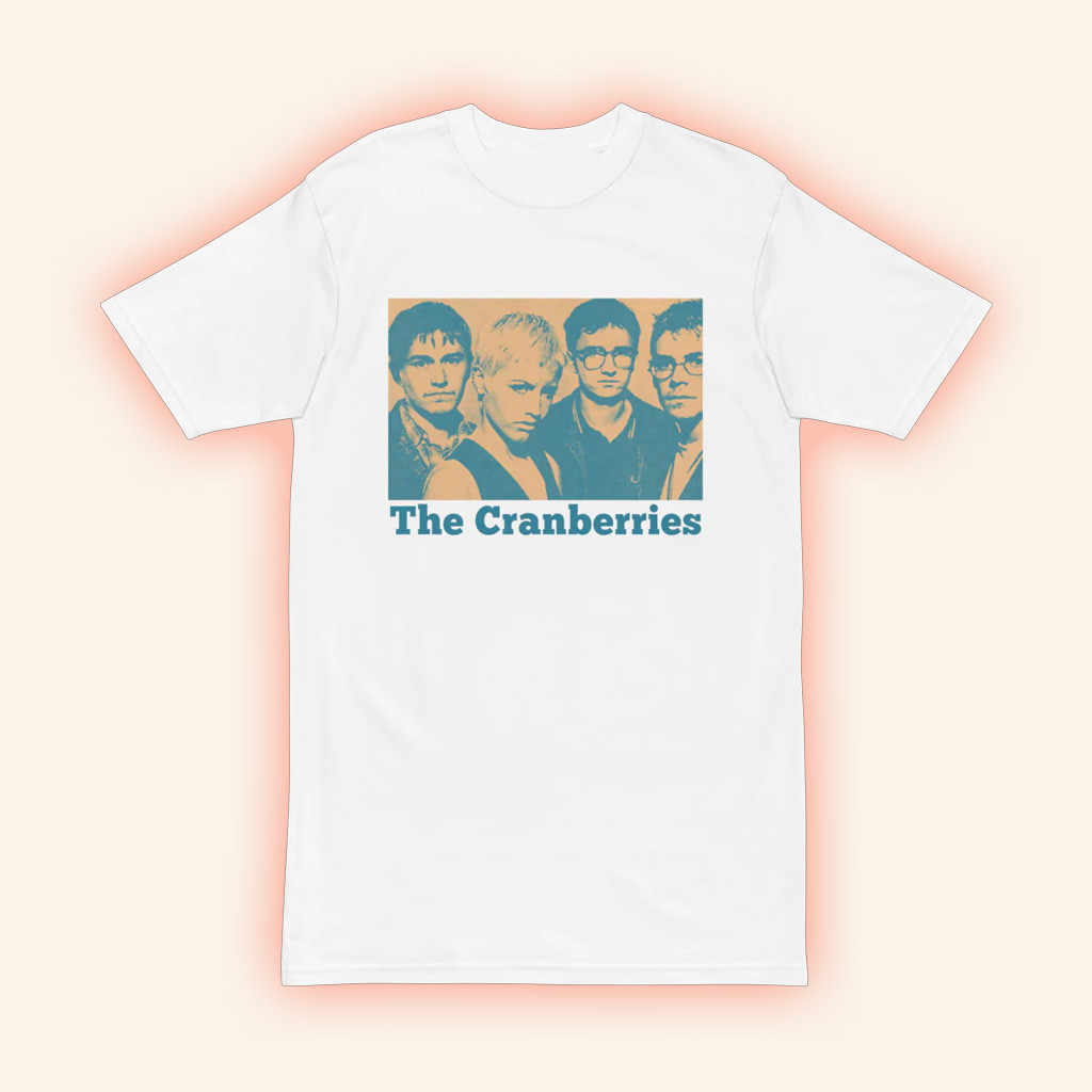 The Cranberries Merch The Cranberries Two Tone Photo T-Shirt Gifts For Music Lovers