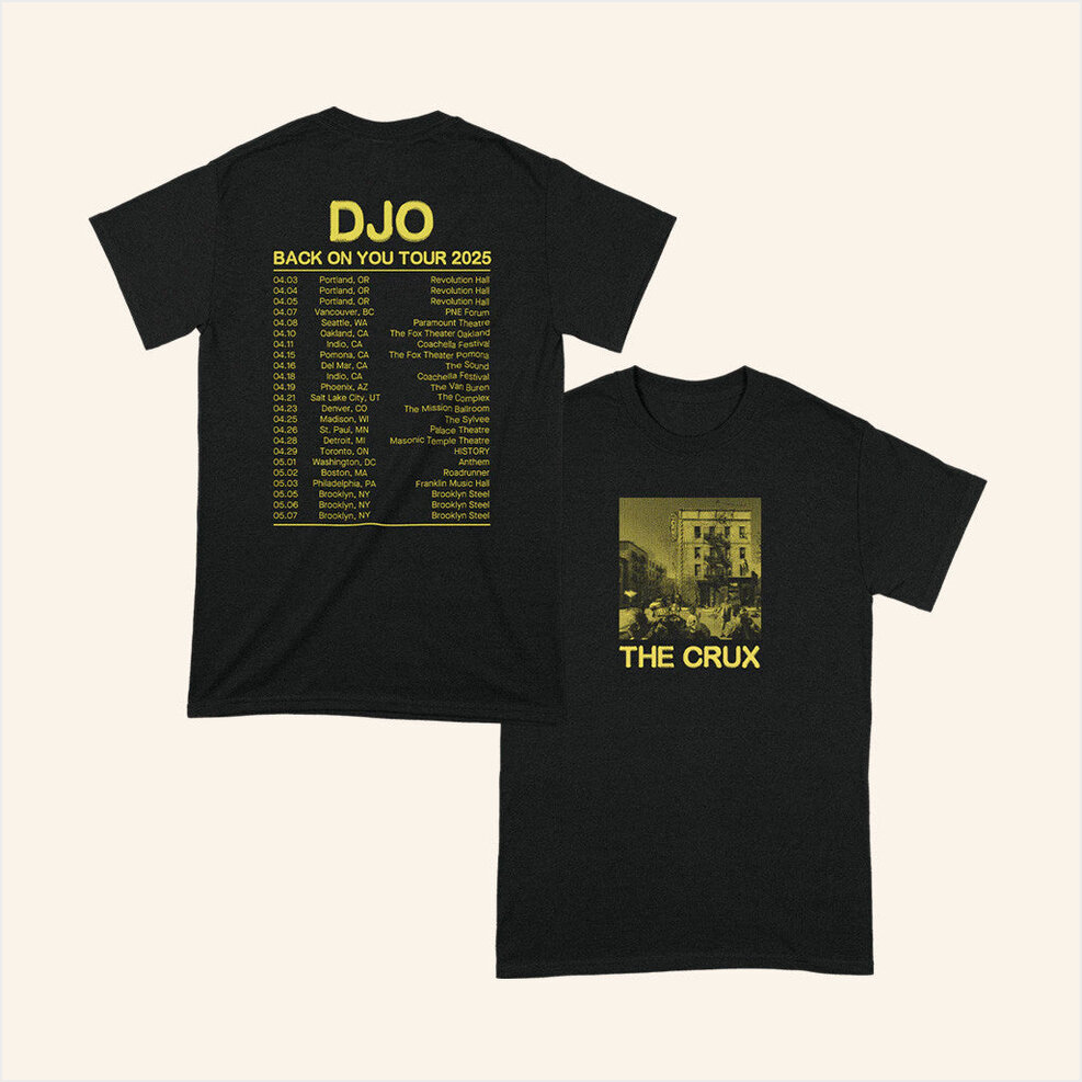The Crux 2025 N.A Tour T-Shirt DJO Music Merch Fans Birthday Gifts For BFF Christmas Presents
