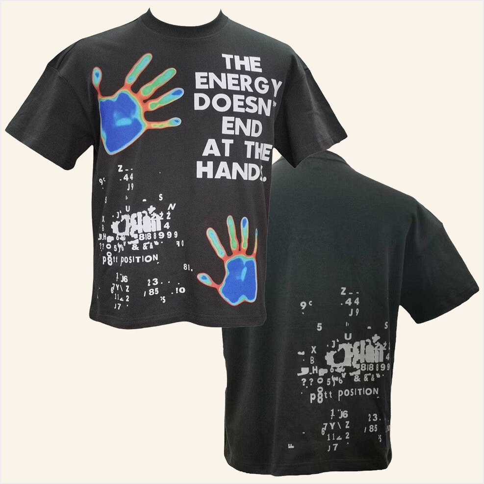 The Energy Doesnt End At The Hand T-Shirt Dowen Clothing Merch Dowen Shirt Gifts For Wife