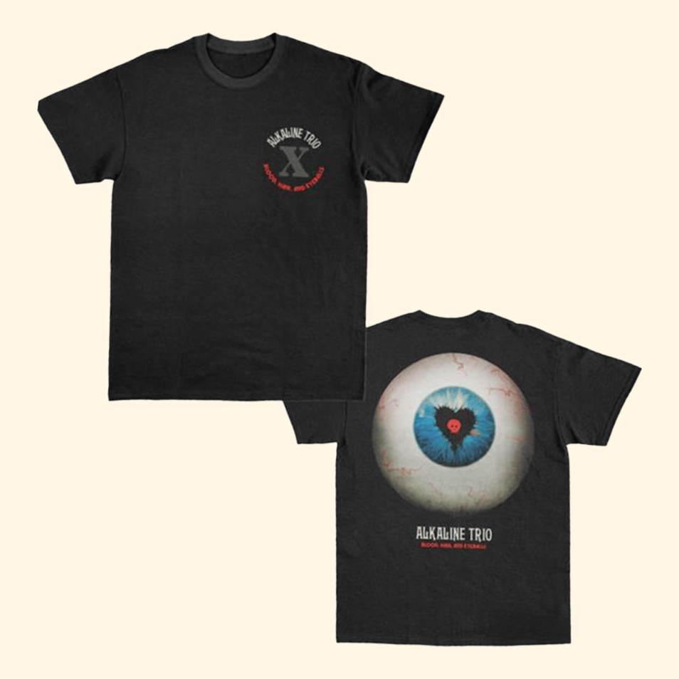 The Eyeball T-Shirt Alkaline Trio Merch Black Best Birthday Gifts For Music Lovers Gifts For BFF