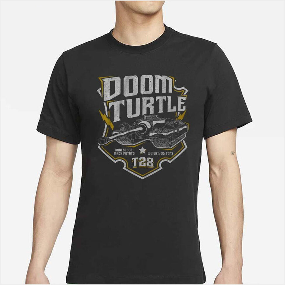The Fat Electrician Doom Turtle T-Shirt Fat Electrician Merch Fathers Day Gifts For Dad