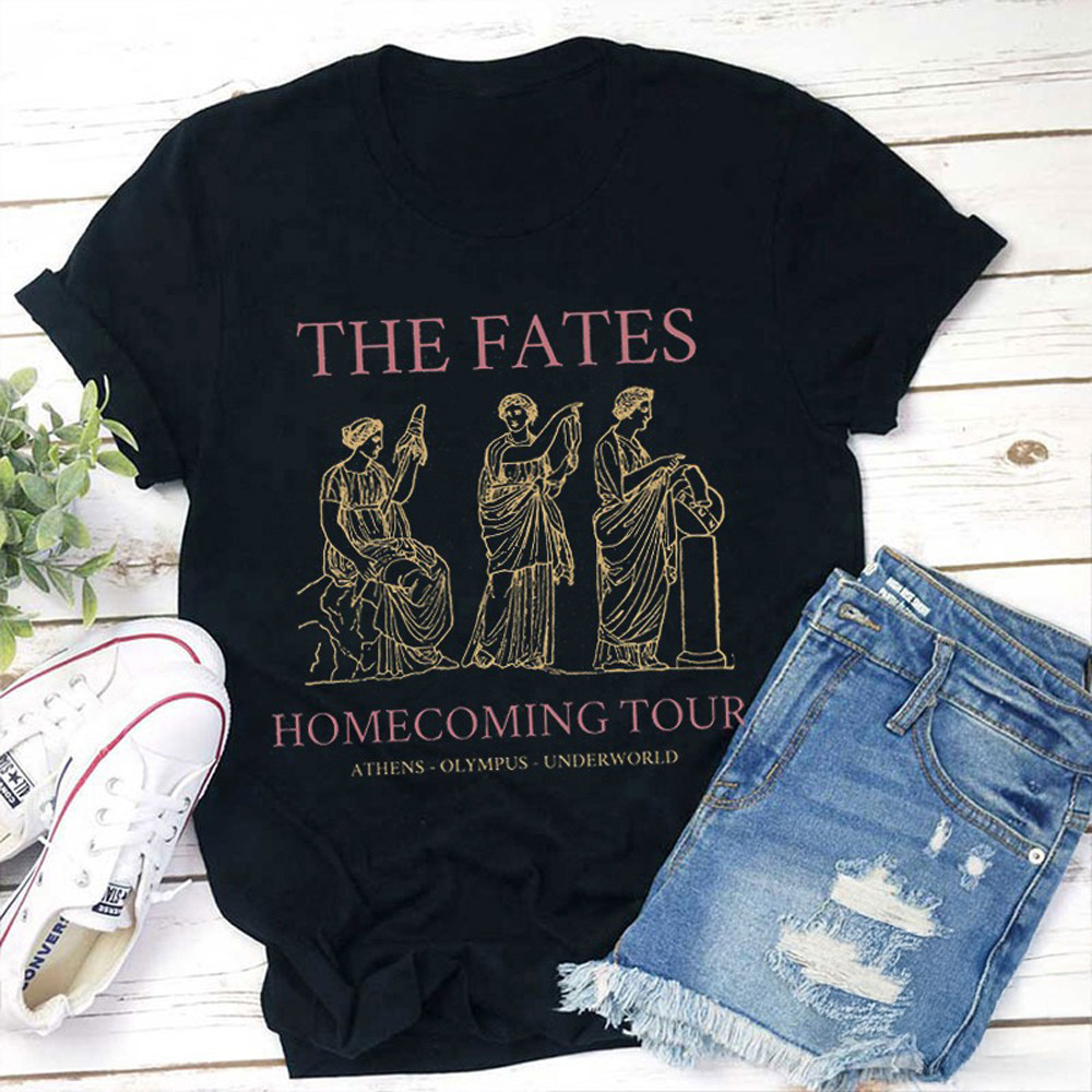 The Fates Homecoming Tour T-Shirt Athens Olympus Underworld Mythology Tee Shirts
