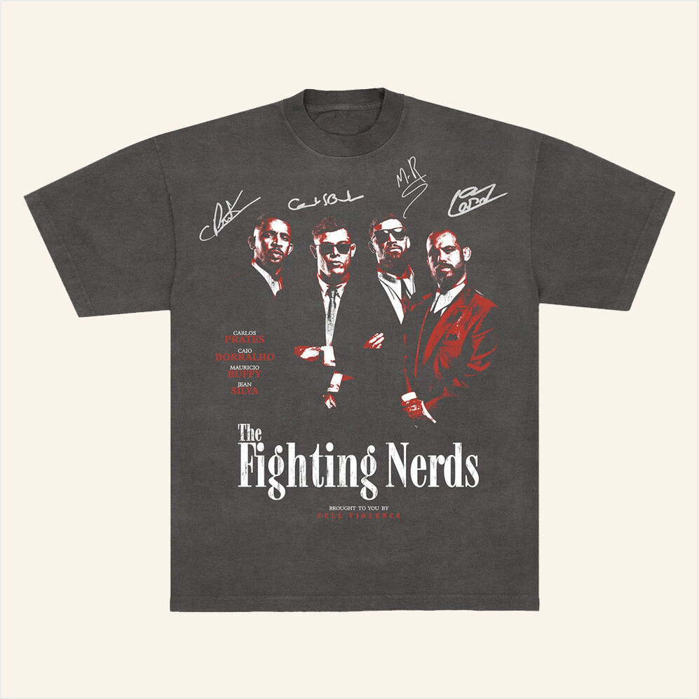 The Fighting Nerds Movie T-Shirt Full Violence Merch Presents For Boyfriend Gifts For Besties