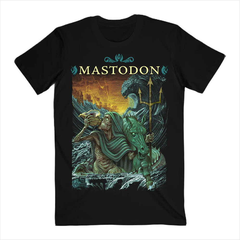 The Floods Of Triton T-Shirt Mastodon Merch Present For Him Birthday Gifts For Best Friend