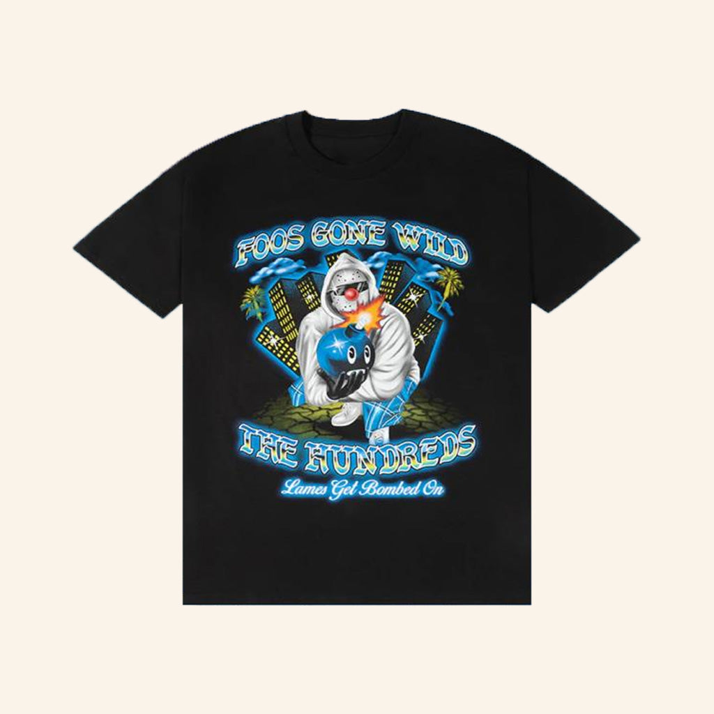 The Hundreds Merch Adam Bomb X Foos Gone Wild Bombed On T-Shirt Gift Ideas For Him
