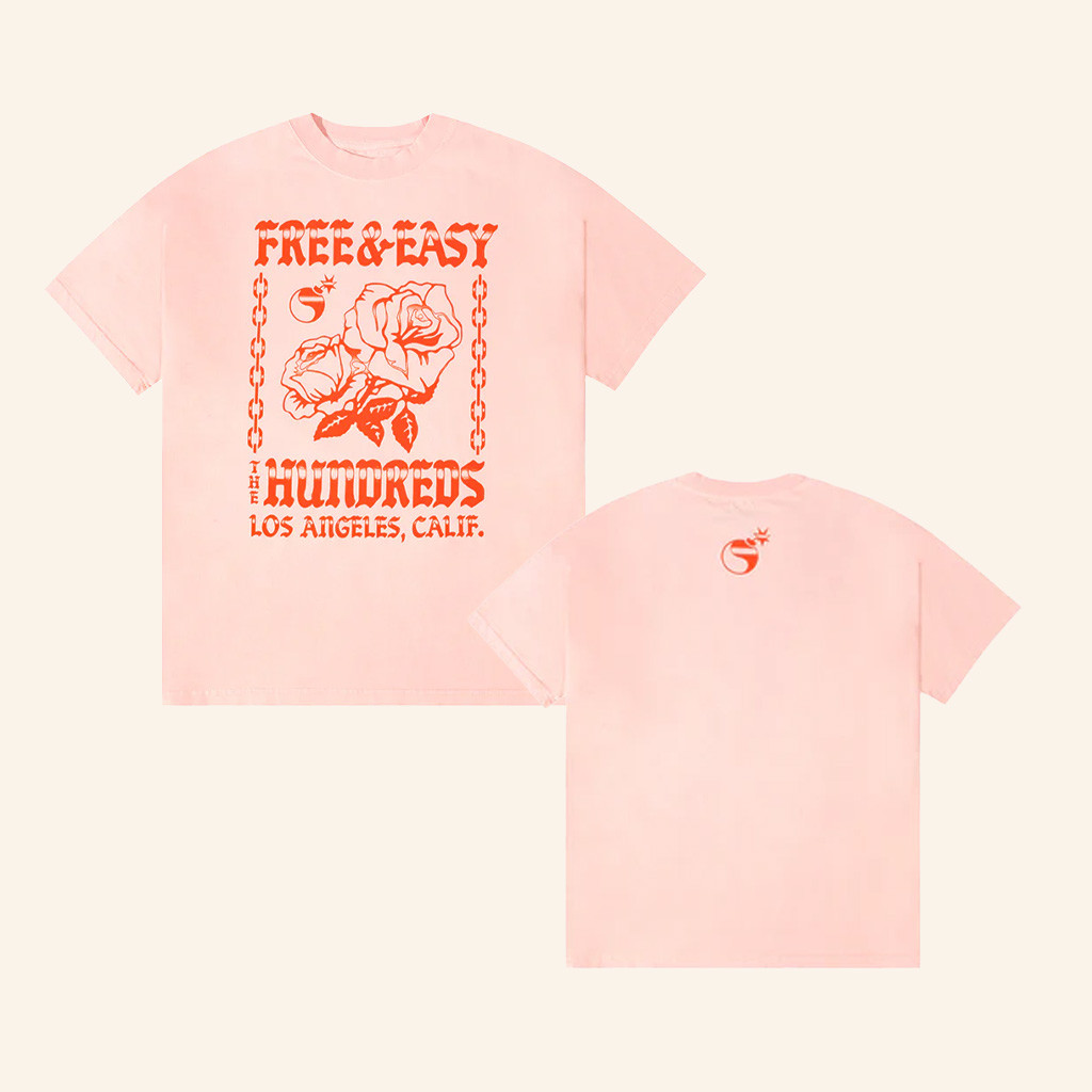 The Hundreds Merch Rose T-Shirt Free And Easy Los Angeles Calif Shirt Gifts For Wife