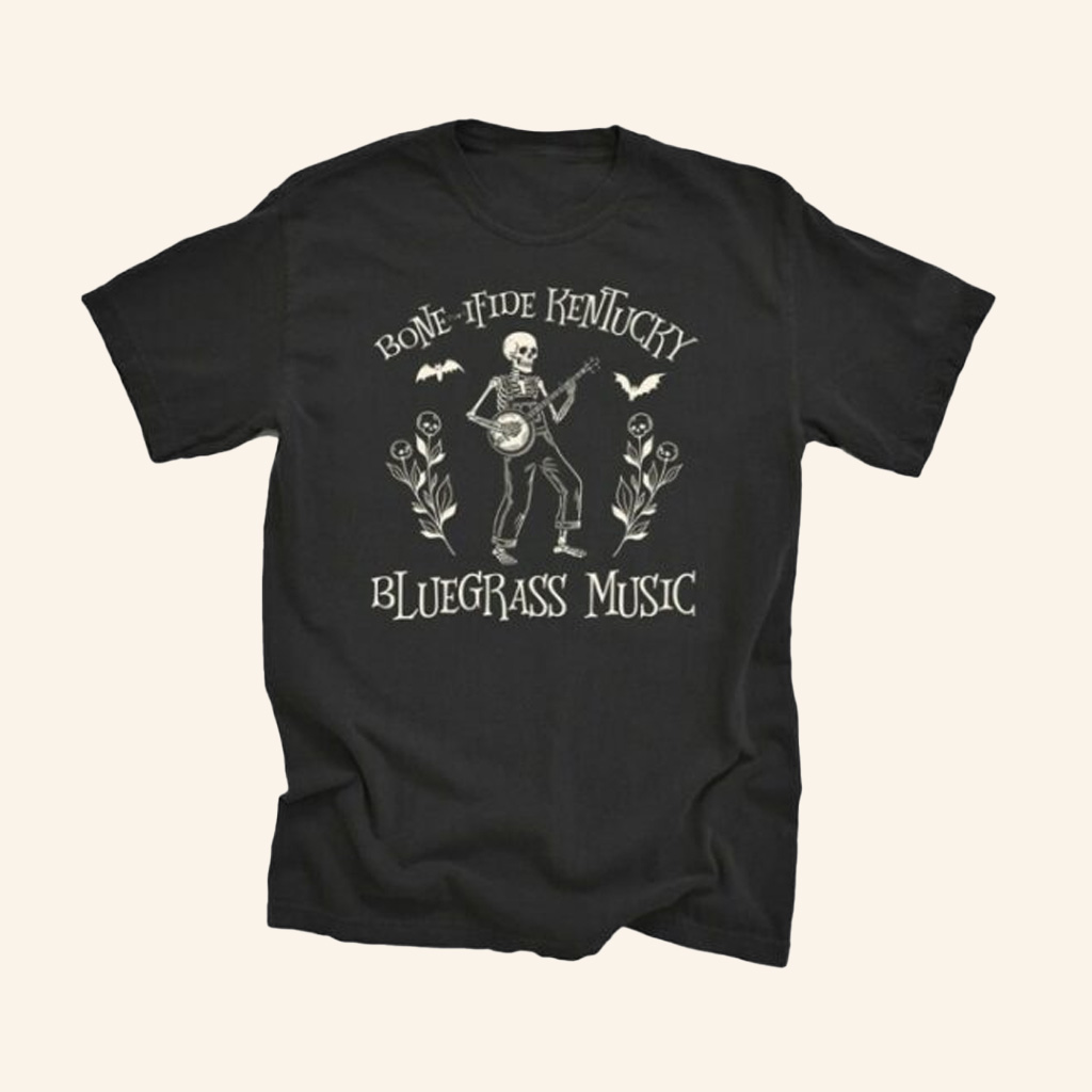 The Kentucky The Bone-Ifide Bluegrass Music Shirt Gifts For Dad