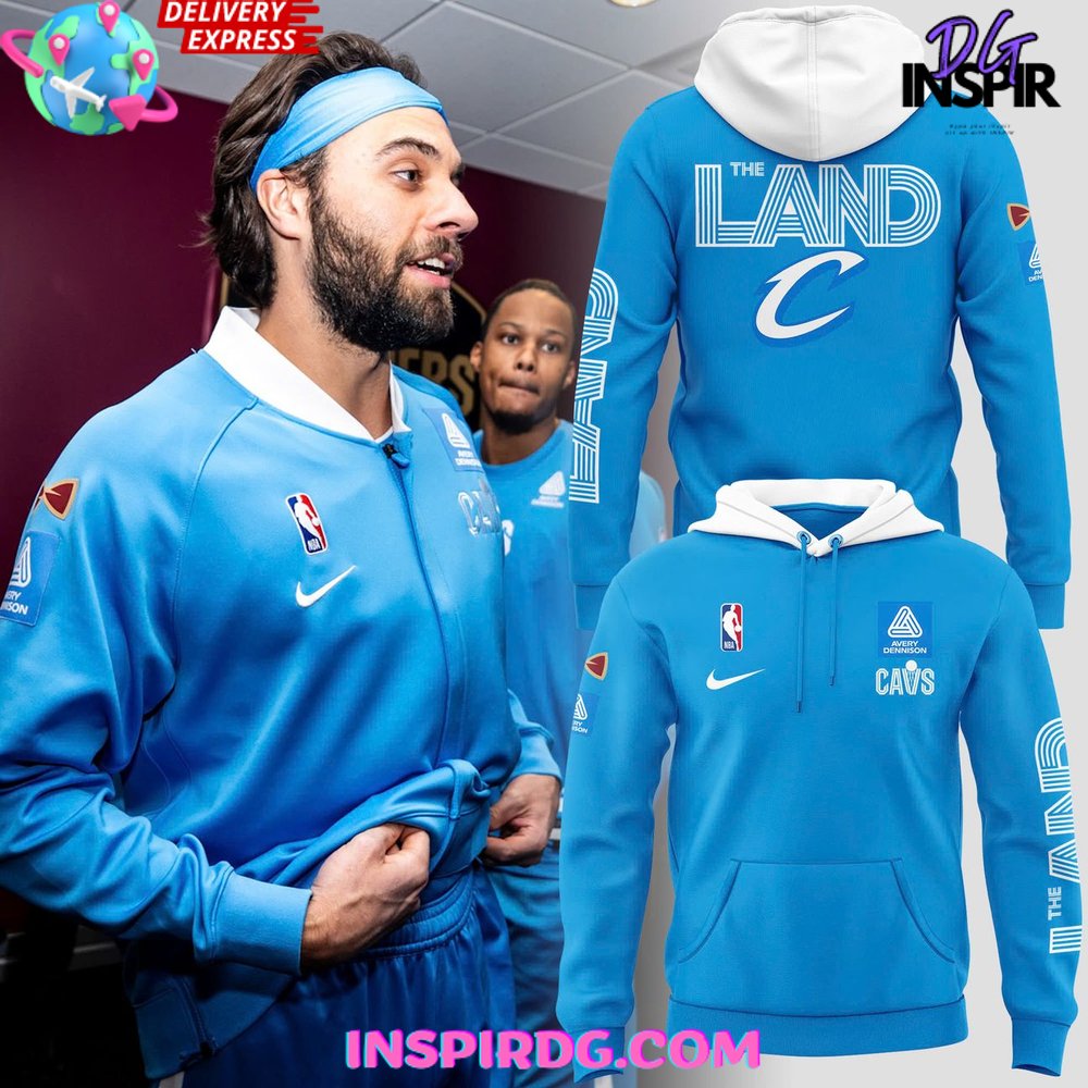 The Land Cleveland Cavaliers 2025 Blue Hoodie