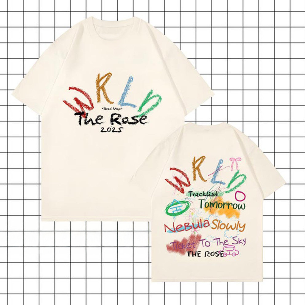 The Rose WRLD Tracklist Shirt The Rose Once Upon AWRLD Tour Shirt Retro The Rose WRLD Road