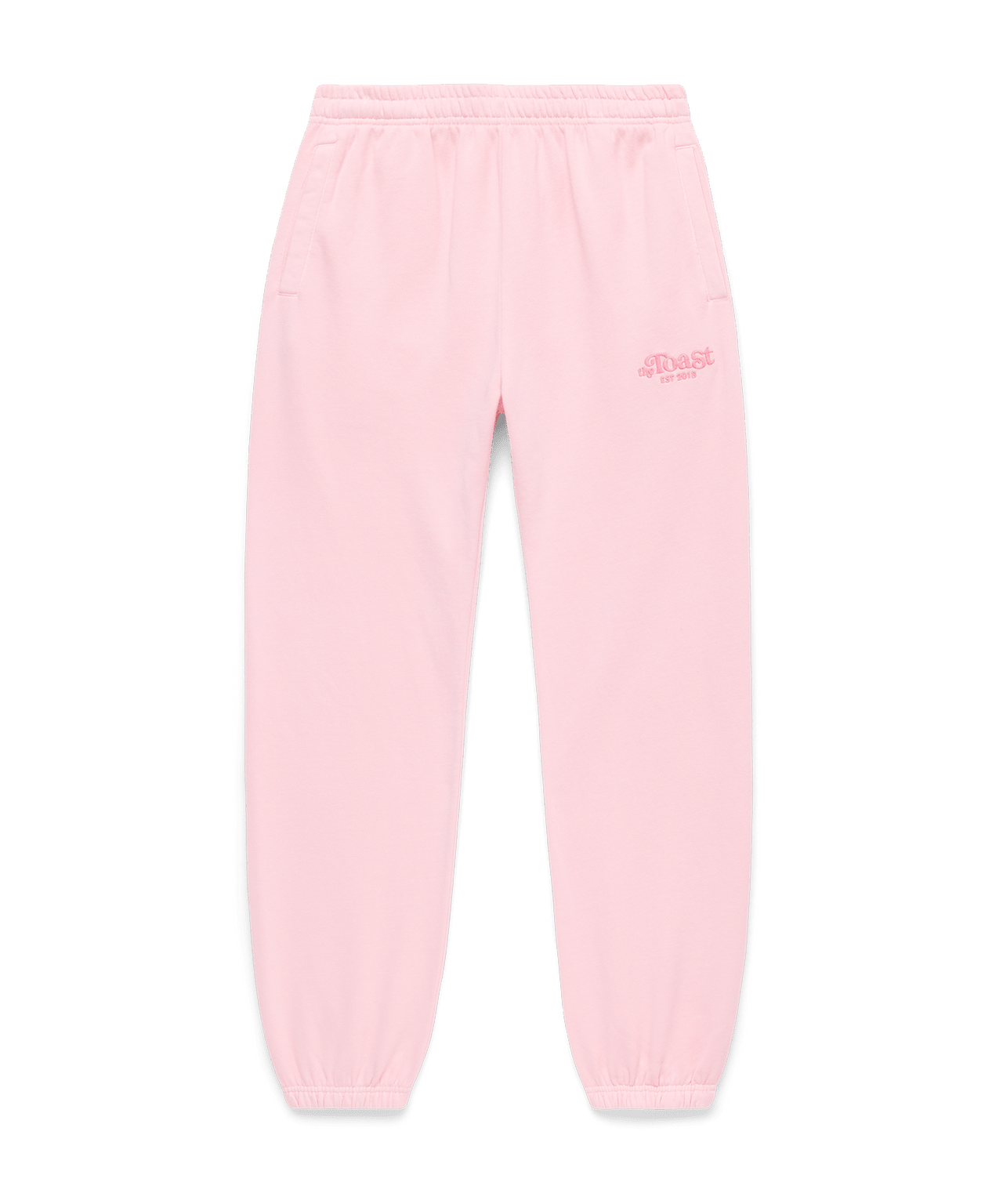The Toast Merch Logo Sweatpants Soft Pink Shop Toast Merch Podcast Gifts