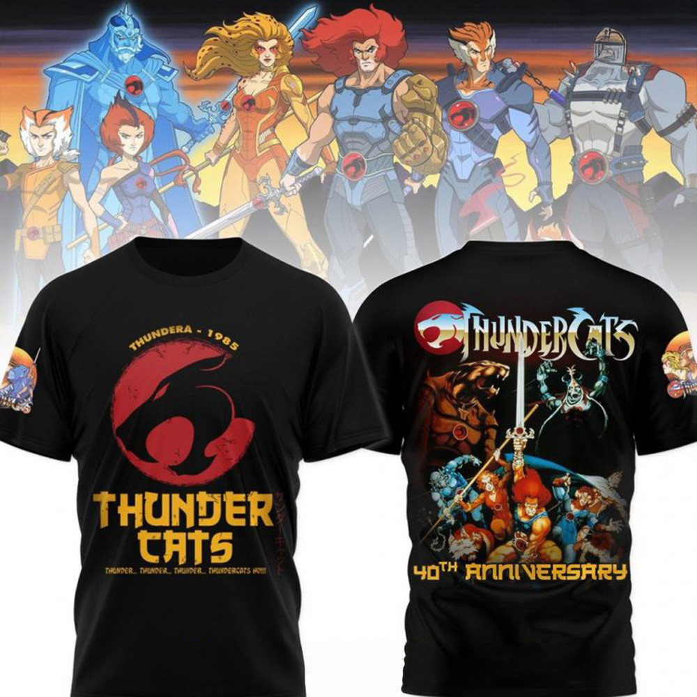 ThunderCats 40th Anniversary Limited Edition T-Shirt ThunderCats Merch Fathers Day Gifts